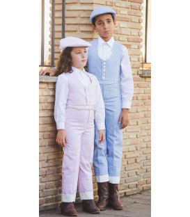 trajes corto andaluz infantil en stock - - Chaleco Rayas campera Infantil