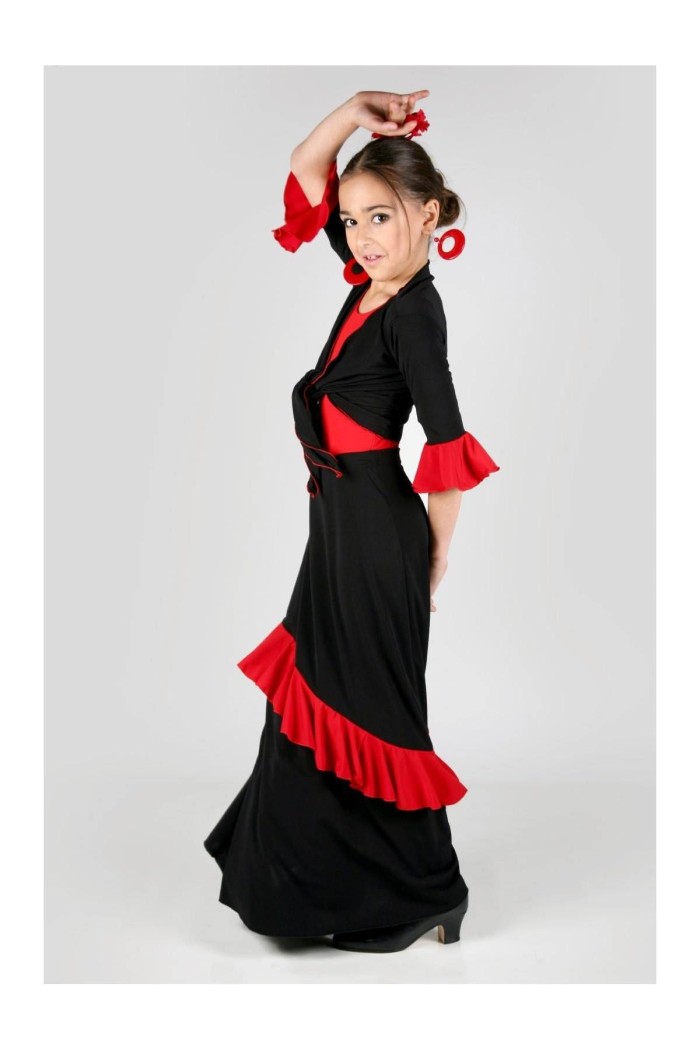  Flamenco skirts for GIRL model Flamenco skirt Retinto Girl - Knit 