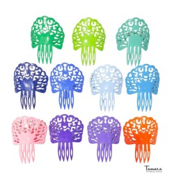 Peignes flamenco modèle Peigne flamenco 34 - Plastique 14.5x12.5 cm Vert Andalousie