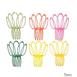 Peignes flamenco modèle Peigne flamenco 35 - Pasta 16x12.5 cm Kaki