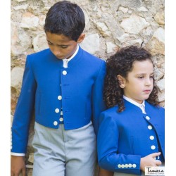 Costume andalou - EN STOCK modèle Veste Campero/Andalusian Rider/Venenciador/Danseur flamenco Enfants Noir