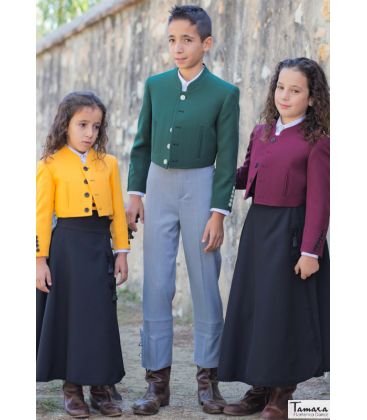 trajes corto andaluz en stock - - Chaqueta de corto Campera/Jinete Andaluz/Venenciador infantil