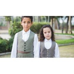 Costume andalou - EN STOCK modèle Gilet danseuse flamenco unicolore - Kids Noir