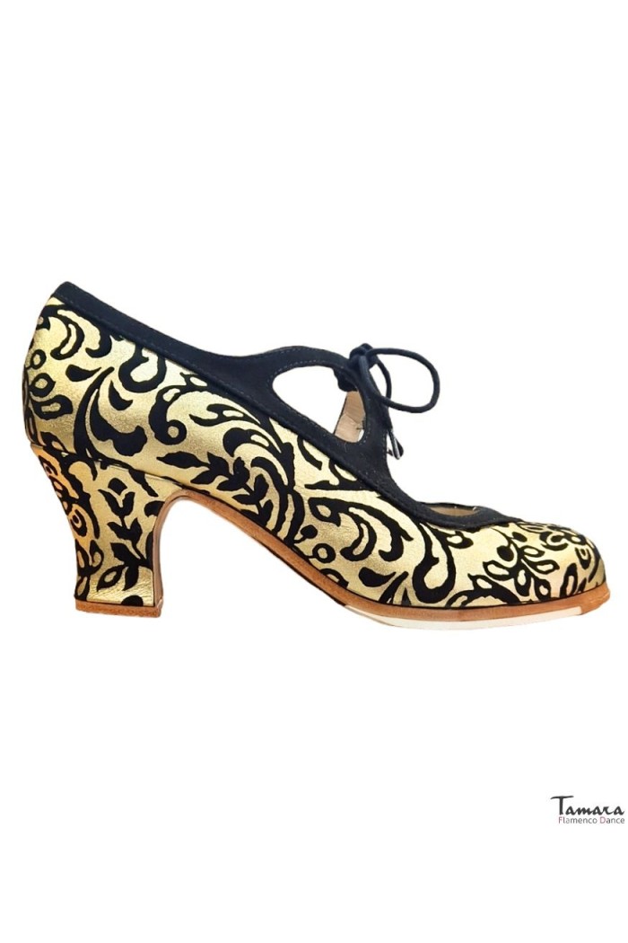  Flamenco shoes - Professionals model Flamenco shoes Candor negro-rojo