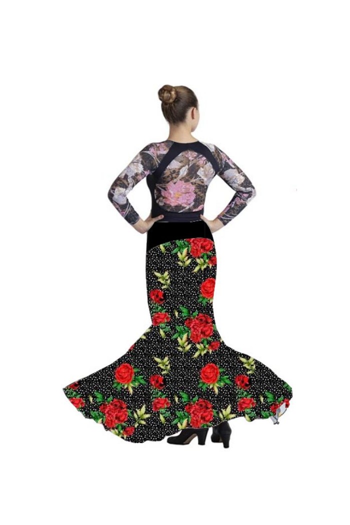Jupes flamenco FEMME modèle Cante - Tricot élastique (En stock) 