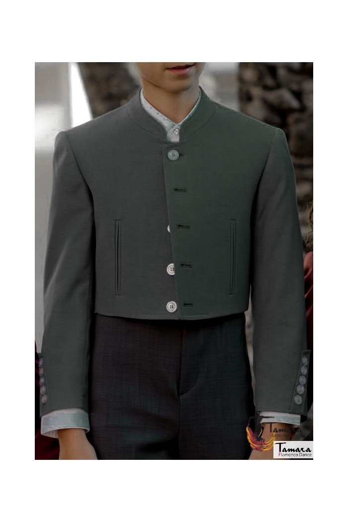  Andalusian costume - IN STOCK model Short jacket Campera/Andalusian Rider/Venenciador/Flamenco Dancer Children's Special Green