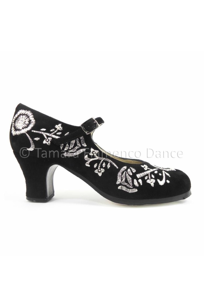 Zapatos de flamenco Profesionales Begoña Cervera modelo Zapatos de flamenco Bordado Correa II 