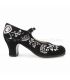 flamenco shoes professional for woman - Begoña Cervera - Bordado Correa II (embroidered)