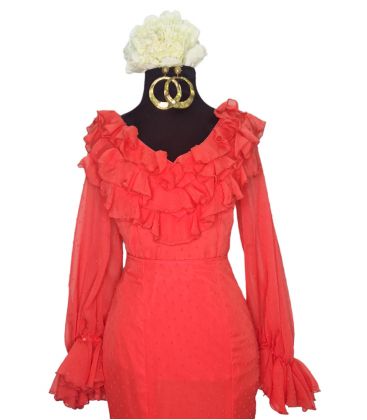 blouses et jupes de flamenco en stock livraison immédiate - Vestido de flamenca TAMARA Flamenco - Blouse flamenca Diana