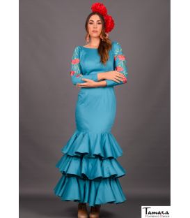 flamenco dresses in stock immediate shipment - Vestido de flamenca TAMARA Flamenco - Size 38 - Silvia Embroidery