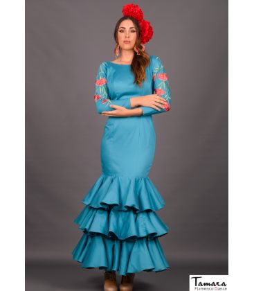 robes flamenco en stock livraison immédiate - Vestido de flamenca TAMARA Flamenco - Taille 38 - Silvia Broderie