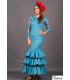 trajes de flamenca en stock envío inmediato - Vestido de flamenca TAMARA Flamenco - Talla 38 - Silvia Bordado