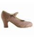 chaussures professionelles de flamenco pour femme - Begoña Cervera - Bicolor