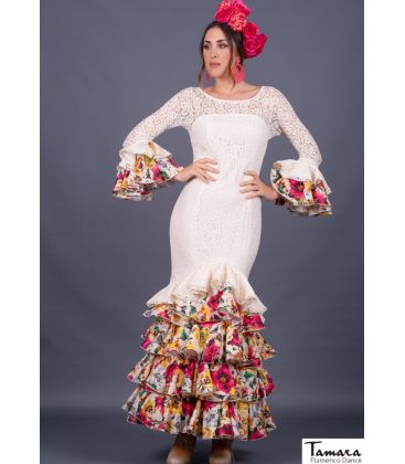 robes flamenco en stock livraison immédiate - Vestido de flamenca TAMARA Flamenco - Taille 42 - Estepona (IDENTIQUE À LA PHOTO)