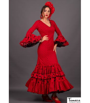robes flamenco en stock livraison immédiate - Traje de flamenca TAMARA Flamenco - Taille 40 - Paquera