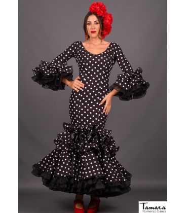 trajes de flamenca en stock envío inmediato - Aires de Feria - Talla 40 - Perla