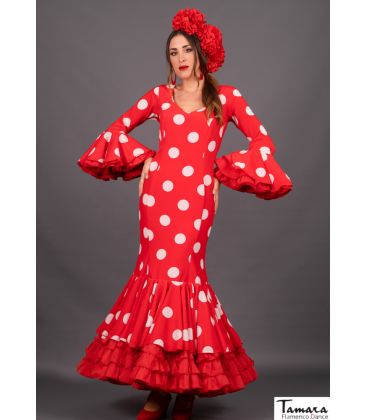 trajes de flamenca en stock envío inmediato - Vestido de flamenca TAMARA Flamenco - Talla 46 - Jade