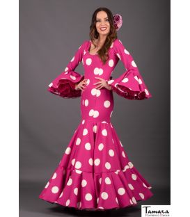 trajes de flamenca en stock envío inmediato - Traje de flamenca TAMARA Flamenco - Talla 40 - Pensamiento