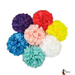 Flores de Flamenca modelo Flor Clavel Grande 15 cm Rojo