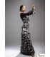 flamenco dance dresses woman by order - Vestido flamenco Dave Dans - Barletta Flamenco Dress - Elastic knit