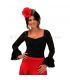 bodycamiseta flamenca mujer en stock - Maillots/Bodys/Camiseta/Top TAMARA Flamenco - Romance