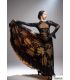 flamenco dance dresses woman by order - Vestido flamenco Dave Dans - Raiz Overdress - Elastic Tulle and velvet