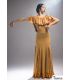flamenco skirts for woman by order - Falda Flamenca DaveDans - Petalo skirt - Elastic knit print