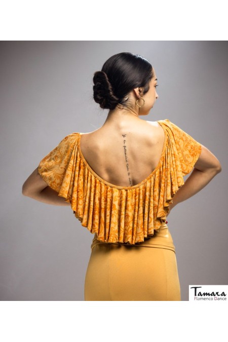  Body/Camiseta flamenca MUJER model Luminis T-shirt - Elastic knitted Colourful floral print