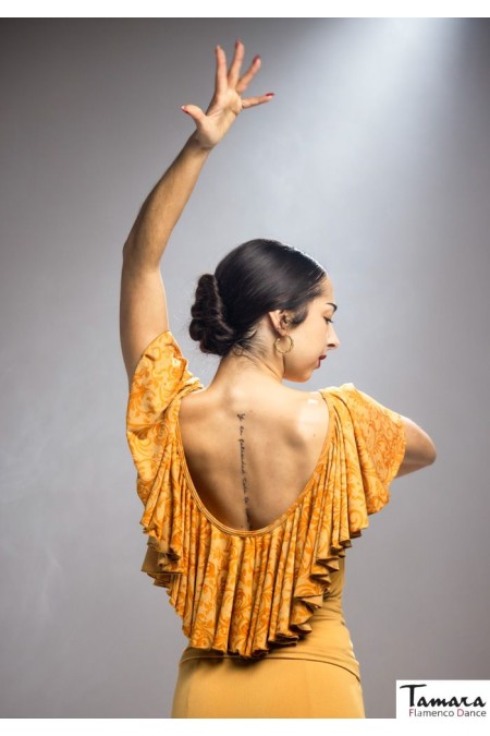  Body/Camiseta flamenca MUJER model Luminis T-shirt - Elastic knitted Colourful floral print