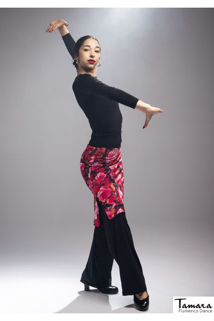  Body/Camiseta flamenca MUJER model Berre T-shirt - Elastic knit Black