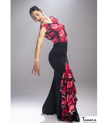 flamenco skirts for woman by order - Falda Flamenca DaveDans - Granizo skirt - Elastic knit print