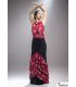 flamenco skirts for woman by order - Falda Flamenca DaveDans - Granizo skirt - Elastic knit print