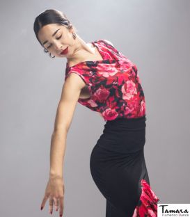 bodyt shirt flamenco femme sur demande - Maillots/Bodys/Camiseta/Top Dave Dans - T-shirt Olmue - Tricoté élastique