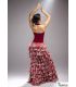 jupes de flamenco femme sur demande - - jupe flamenco Bienve - Tricot élastique