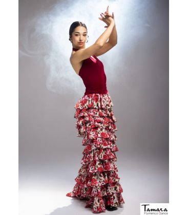 bodyt shirt flamenco woman by order - Maillots/Bodys/Camiseta/Top Dave Dans - Mostazal T-shirt - Elastic knit