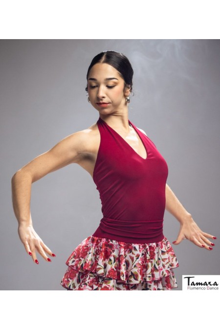  Body/Camiseta flamenca MUJER model Mostazal T-shirt - Elastic knit Black