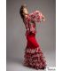jupes de flamenco femme sur demande - Falda Flamenca DaveDans - Zagala - Tricot élastique et imprimé