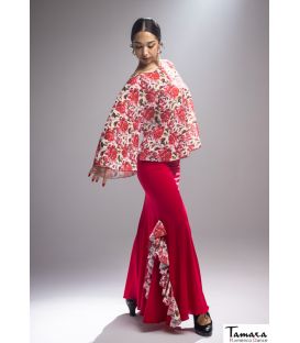 jupes de flamenco femme sur demande - Falda Flamenca DaveDans - Zagala - Tricot élastique et imprimé
