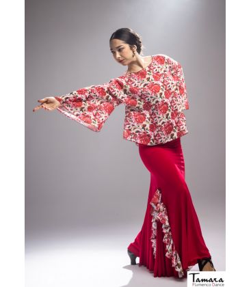 faldas flamencas mujer bajo pedido - Falda Flamenca DaveDans - Esencia - Punto elástico y estampado
