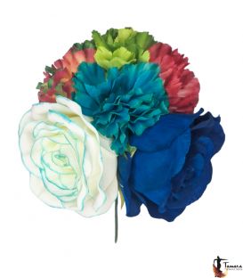 Ramillete flores flamenca - Diseño 2 Grande