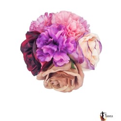Flores de Flamenca modelo Ramillete flores flamenca - Diseño 5 Grande 