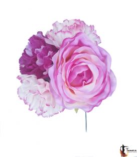 Ramillete flores flamenca - Diseño 11 Mediano