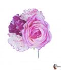 Ramillete flores flamenca - Diseño 11 Mediano