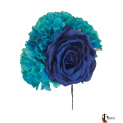 Fleurs de flamenco (pour cheveux) modèle Bouquet fleurs Flamenco - Modèle 2 moyen 