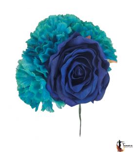 fleurs de flamenco pour cheveux - - Bouquet fleurs Flamenco - Modèle 2
