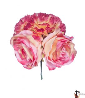 Ramillete flores flamenca - Diseño 7 Grande