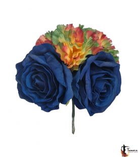 Ramillete flores flamenca - Diseño 10 Grande