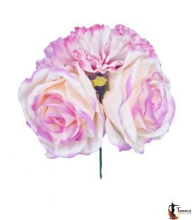 Ramillete flores flamenca - Diseño 12 Grande