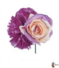 Ramillete flores flamenca - Diseño 20 Mediano