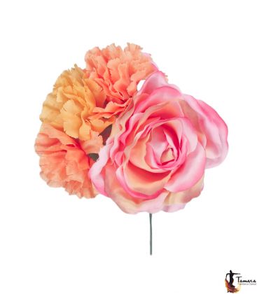 fleurs de flamenco pour cheveux - - Bouquet fleurs Flamenco - Modèle 11